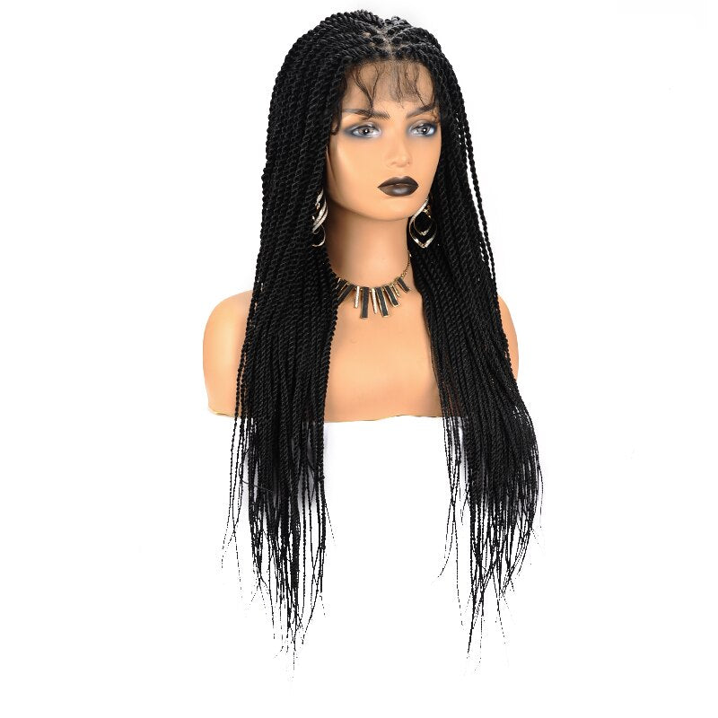 Knotless Twist Braided Full Lace Wig